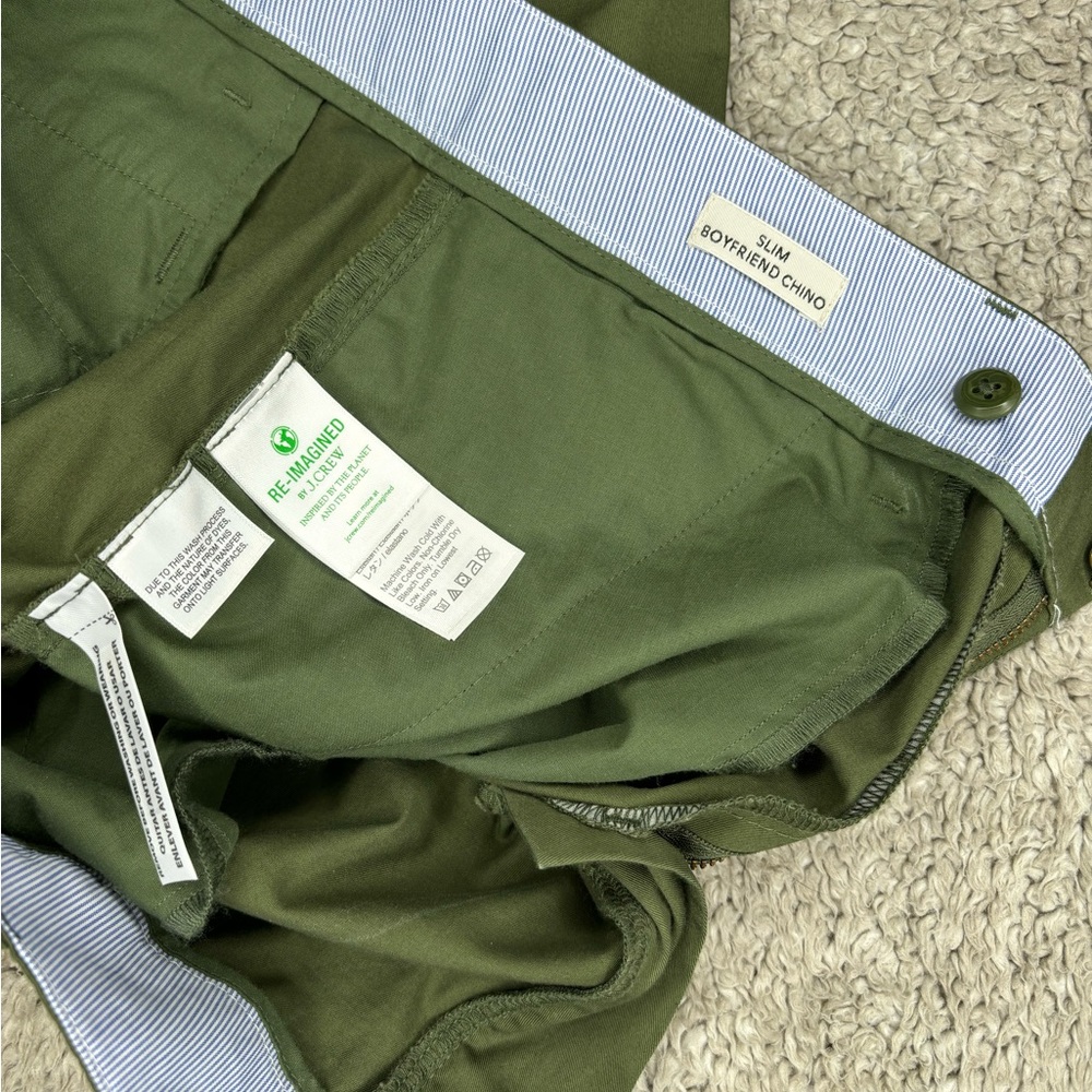 NWT J Crew Slim Boyfriend Chino Pant Size 29 - Picture 4 of 5